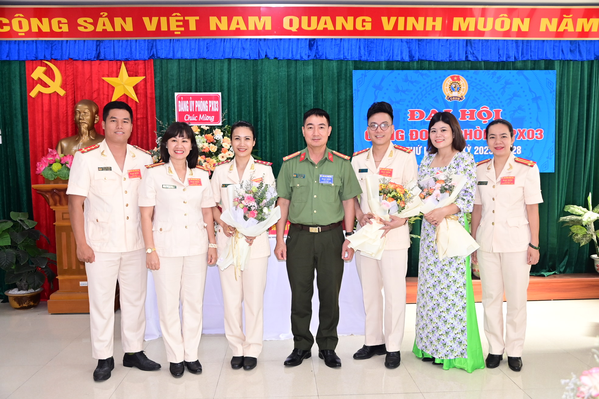 Phòng Công tác Đảng và công tác chính trị CATP: Đại hội Công đoàn cơ sở lần thứ I, nhiệm kỳ 2023 – 2028